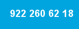 922 260 62 18